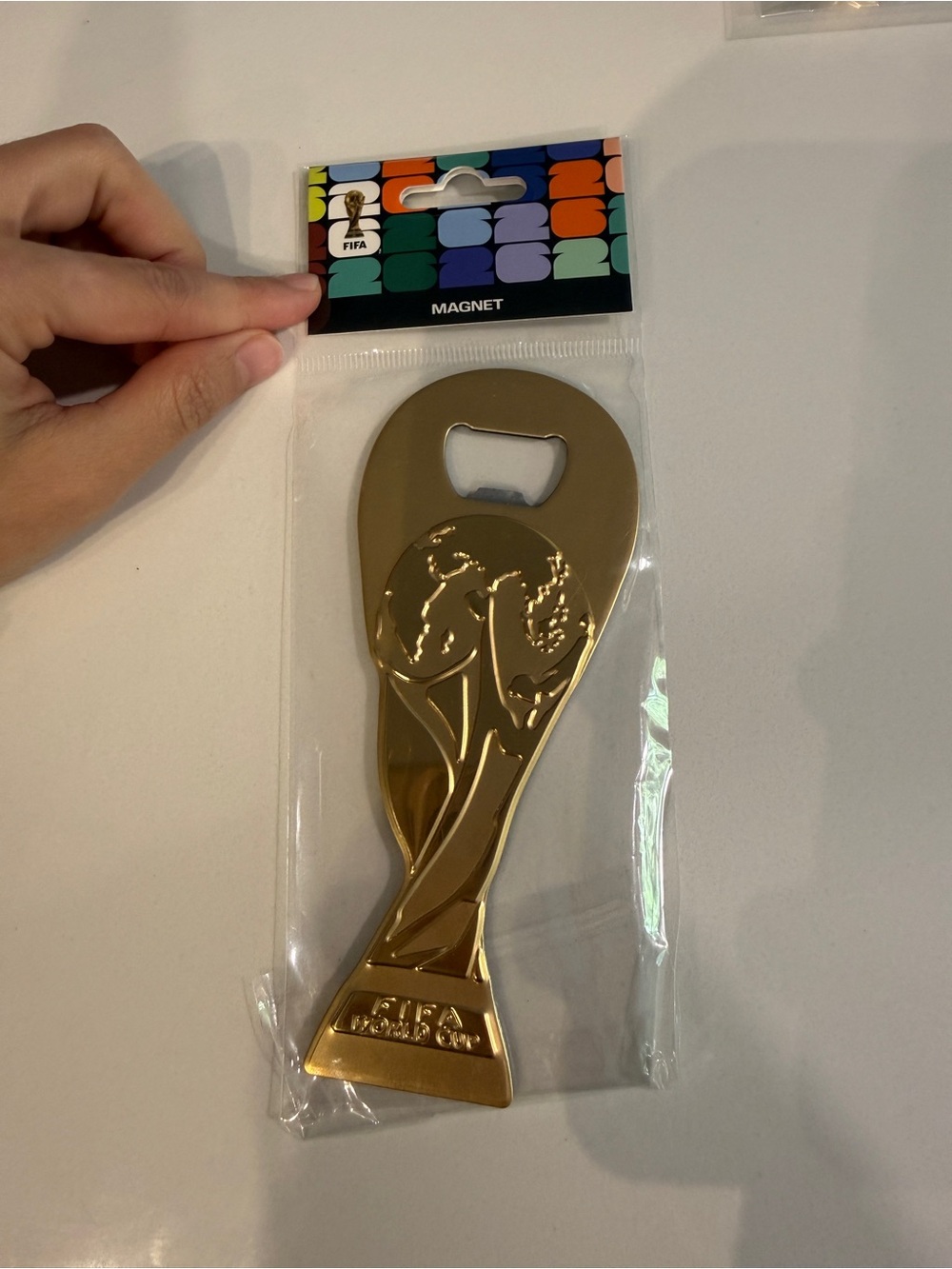 FIFA World Cup 2026 Trophy Magnet Bottle Opener Official Licensed New